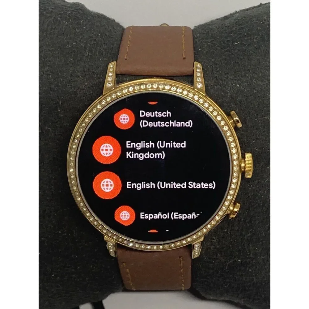 Fossil Gen 4 Authentic Digital Dial Smart Watch Custom Band FTW6015 AB600